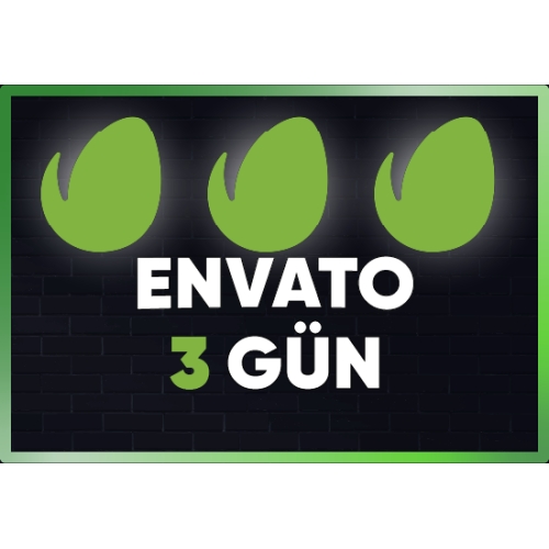  ⚡ ENVATO ELEMENTS  3 GÜN ⚡